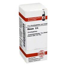 Abbildung: RHEUM D 6 Globuli 10 g, Globuli PZN 04234060 
