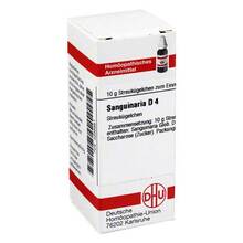 Abbildung: SANGUINARIA D 4 Globuli 10 g, Globuli PZN 04235651 