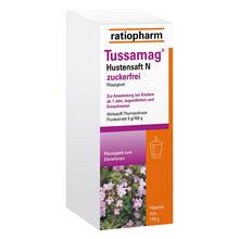 Abbildung: Tussamag Hustensaft N zuckerfrei 175 g, Flüssigkeit zum Einnehmen PZN 04245342 
