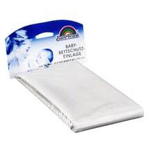 Abbildung: Baby Betteinlagen Gummi 60x90 weiß 1 St PZN 04251093 