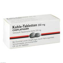Abbildung: Kohle Tabletten 50 St, Tabletten PZN 04257397 