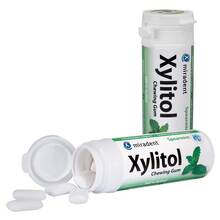 Abbildung: Miradent Xylitol Chewing Gum Spearmint 30 St, Kaugummi PZN 04275596 