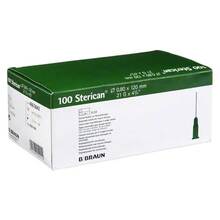 Abbildung: Sterican Einmalkanüle 21 Gx4 4 / 5 0,8x120 mm 100 St, Kanüle PZN 04291448 