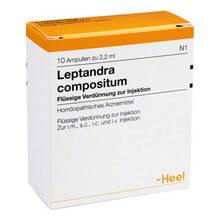 Abbildung: LEPTANDRA COMPOSITUM Ampullen 10 St, Ampullen PZN 04313457 
