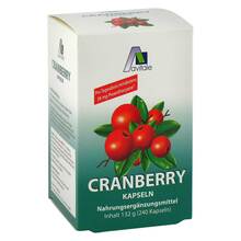 Abbildung: Cranberry Kapseln 400 mg 240 St, Kapseln PZN 04347717 