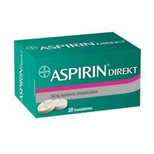 Abbildung: Aspirin Direkt Kautabletten 20 St, Kautabletten PZN 04356254 
