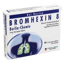 Abbildung: Bromhexin 8 Berlin Chemie überzogene Tabletten 50 St, Überzogene Tabletten PZN 04394361 