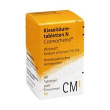 Abbildung: KIESELSÄURETABLETTEN N Cosmochema 50 St, Tabletten PZN 04400179 