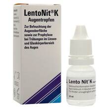 Abbildung: Lento Nit K Augentropfen 10 ml, Augentropfen PZN 04407187 