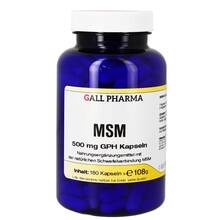 Abbildung: Msm 500 mg Gph Kapseln 180 St, Kapseln PZN 04411674 