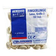Abbildung: Fingerling OP Latex Größe 2 gerollt 100 St PZN 04444366 