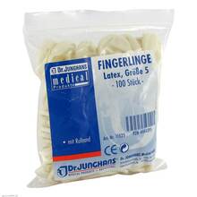 Abbildung: Fingerling OP Latex Größe 5 gerollt 100 St PZN 04444395 