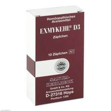 Abbildung: Exmykehl D 3 Zäpfchen 10 St, Suppositorien PZN 04456932 