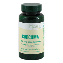 Abbildung: Curcuma 200 mg Bios Kapseln 100 St, Kapseln PZN 04462803 
