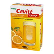 Abbildung: Hermes Cevitt Orange Brausetabletten 60 St, Brausetabletten PZN 04470895 