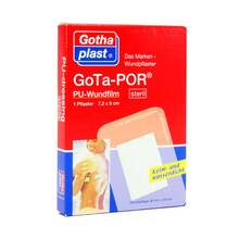 Abbildung: GOTA-POR Wundpflaster 5x7,2 cm steril 1 St, Pflaster PZN 04473250 