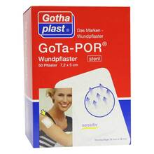 Abbildung: Gota-Por Wundpflaster 5x7,2 cm steril 50 St, Pflaster PZN 04473273 