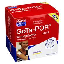 Abbildung: Gota-Por Wundpflaster steril 60x100 mm 50 St, Pflaster PZN 04473592 