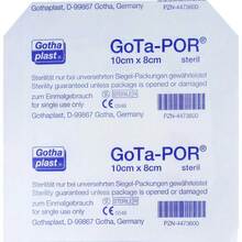 Abbildung: GOTA-POR Wundpflaster steril 80x100 mm 1 St, Pflaster PZN 04473600 
