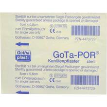 Abbildung: GOTA-POR Kanülenpflaster 58x80 mm 1 St, Pflaster PZN 04473729 