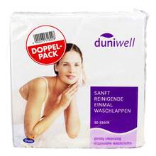 Abbildung: DUNIWELL Einmal Waschlappen Doppelpack 60 St PZN 04475757 