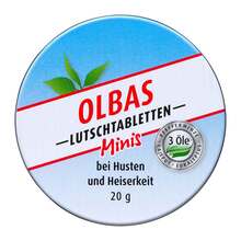 Abbildung: Olbas Mini Lutschtabletten 1X20 g, Lutschtabletten PZN 04479376 