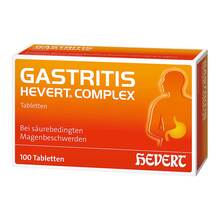 Abbildung: Gastritis Hevert Complex Tabletten 100 St, Tabletten PZN 04518202 