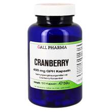 Abbildung: Cranberry 400 mg Gph Kapseln 120 St, Kapseln PZN 04548427 