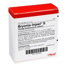 Abbildung: BRYONIA INJEEL S Ampullen 10 St, Ampullen PZN 04562083 