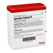 Abbildung: IGNATIA INJEEL S Ampullen 10 St, Ampullen PZN 04562769 