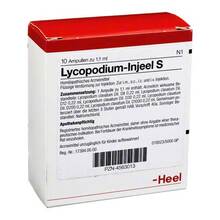 Abbildung: LYCOPODIUM INJEEL S Ampullen 10 St, Ampullen PZN 04563013 