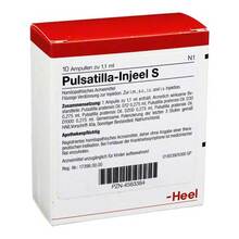 Abbildung: PULSATILLA INJEEL S Ampullen 10 St, Ampullen PZN 04563384 