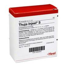 Abbildung: THUJA INJEEL S Ampullen 10 St, Ampullen PZN 04563645 