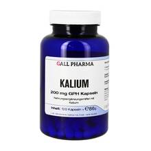 Abbildung: Kalium 200 mg Gph Kapseln 120 St, Kapseln PZN 04569211 