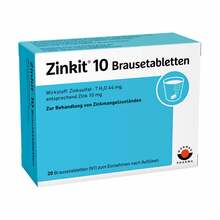 Abbildung: Zinkit 10 Brausetabletten 20 St, Brausetabletten PZN 04570562 