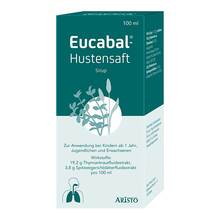 Abbildung: Eucabal Hustensaft 100 ml, Saft PZN 04582163 