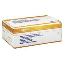 Abbildung: Leukopor 2,5 cmx9,2 m 12 St, Pflaster PZN 04593617 