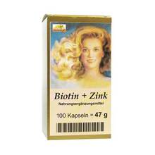 Abbildung: Biotin Plus Zink Haarkapseln 100 St, Kapseln PZN 04595645 