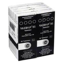 Abbildung: NIGERSAN D 5 Tabletten 10X20 St, Tabletten PZN 04603913 