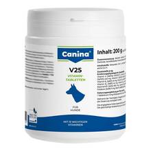 Abbildung: V 25 Vitamintabletten vet. (für Tiere) 200 g, Tabletten PZN 04604143 