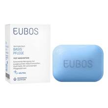 Abbildung: Eubos Fest blau unparfümiert 125 g, Seife PZN 04630985 