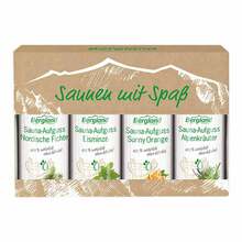 Abbildung: SAUNEN mit Spaß 4 versch.Sorten Konzentrat 4X50 ml, Konzentrat PZN 04655330 