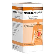 Abbildung: Megalac Almasilat Suspension 250 ml, Suspension PZN 04678408 