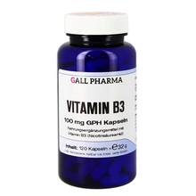 Abbildung: Vitamin B3 100 mg Gph Kapseln 120 St, Kapseln PZN 04700036 