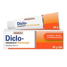Abbildung: Diclo-Ratiopharm Schmerzgel 50 g, Gel PZN 04704198 