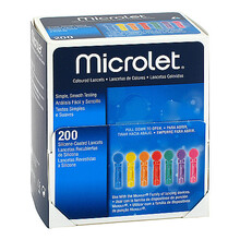 Abbildung: MICROLET Lanzetten Ascensia 200 St, Lanzetten PZN 04739877 