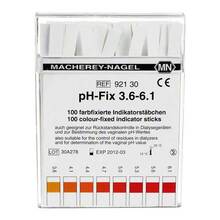 Abbildung: PH-Fix Indikatorstäbchen pH 3,6-6,1 100 St, Stäbchen PZN 04759064 