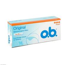 Abbildung: O.B. Tampons super 16 St, Tampon PZN 04764088 