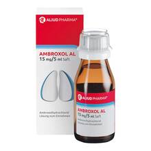 Abbildung: Ambroxol AL 15 mg / 5 ml Saft 250 ml, Lösung PZN 04765774 