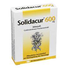 Abbildung: Solidacur 600 mg Filmtabletten 20 St, Filmtabletten PZN 04770278 